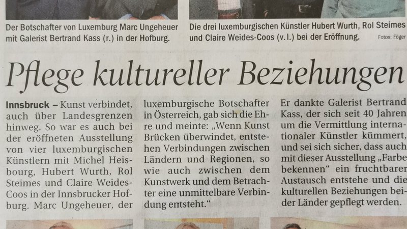 Tiroler Tageszeitung Hofburg September 2021